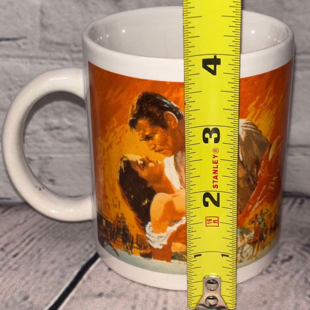 Vintage Gone With The Wind Coffee Mug Scarlett Rhett Turner Entertainment 1996 - Picture 6 of 6